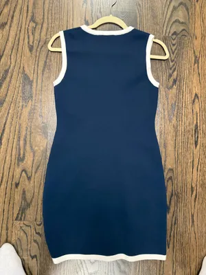 Sincerely Jules Navy and White Mini Dress thumbnail 4