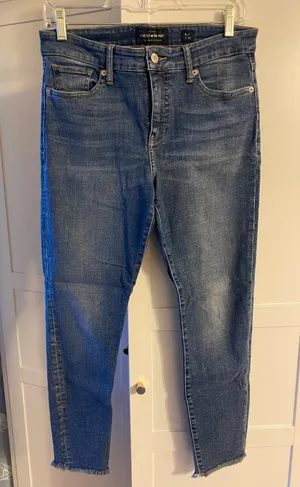 Lucky Brand Ava Skinny Jeans Mid-Rise Ankle Length Medium Wash thumbnail 1