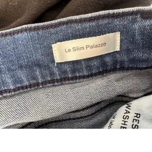 FRAME Le Slim Palazzo High Rise Wide Leg Jeans Thunderstorm Blue Size 28 thumbnail 6
