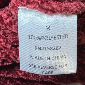 Altard State Women Size Medium Chenille Knit Sweater Burgundy Crew Neck Soft thumbnail 5