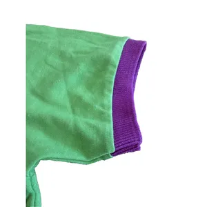 Vintage Polo Ralph Lauren Green purple Polo Shirt Womens Sz S Preppy Y2K Classic thumbnail 5