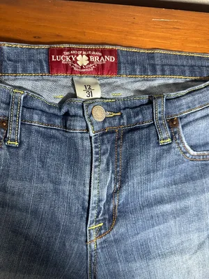 Lucky Brand Classic Blue Women's Straight-Leg Capri Jeans Sz 12 thumbnail 4