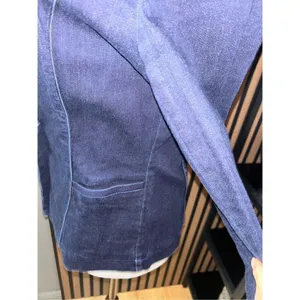 White House black market blue jacket blazer size 4 stylish form fitting ￼ thumbnail 3