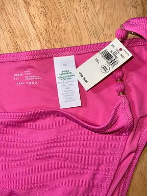 Aerie Large Women's Pink Bikini Bottoms BNWTS $29.95 thumbnail 8
