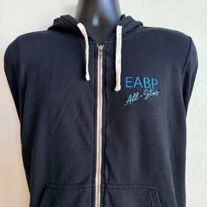 Marine Layer EABP All Star Navy Black Full‎ Zip Hoodie Womens Large Cozy Soft thumbnail 1