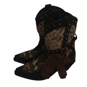Brown Leopard rockin country Boots sz 7 thumbnail 3