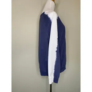 Universal Thread Blue White Tie Die Sweatshirt Crew Neck Sz XL thumbnail 4