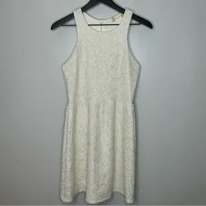 Altar'd State Off White Dress with Gold Sparkles Size M NWT thumbnail 2