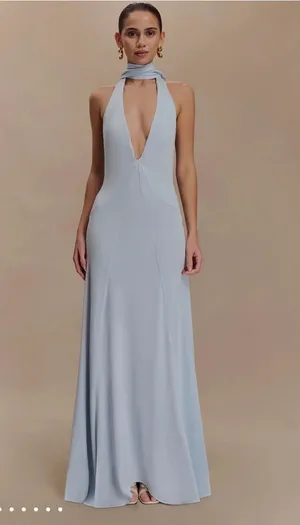 Meshki Dress Maxi Blue Light thumbnail 4