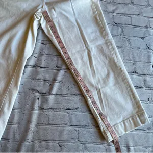 Everlane Cropped Straight Short White Denim Jeans Pants Size 4 Clean Girl Preppy thumbnail 9