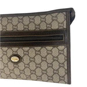 Gucci Plus‎ Monogram Top Zip Pouch Clutch thumbnail 4