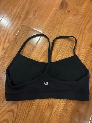 Lululemon size 4 black sports bra thumbnail 2