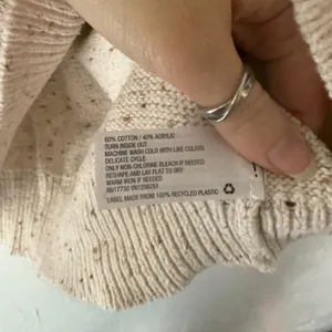 Universal Thread‎ Speckled Knit Cardigan Cream Long Sleeve Button Pockets S thumbnail 7