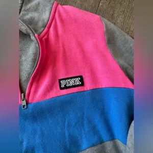 PINK Victoria’s secret Gray Tracksuit with Pink and Blue Accents thumbnail 8