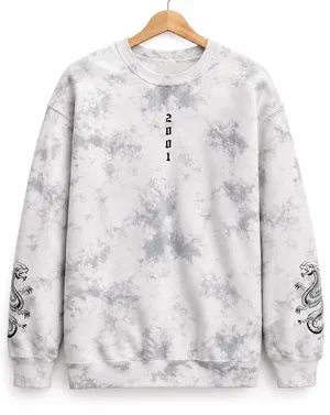 Hollister Y2K Dixie D’Amelio 2001 dragon graphic Tie Dye Crew Neck Limited S thumbnail 1