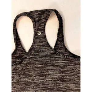 Lululemon Cool Racerback II Nulu Tank Dark Carbon‎ Yoga Running Workout Small/XS thumbnail 6