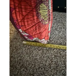 Vera Bradley Zip Around Cosmetic Bag Bohemian Blooms Pattern Travel Organizer thumbnail 11