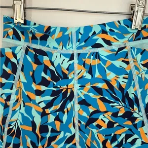 Offline by Aerie Printed Bike Shorts Size Small Blue thumbnail 7