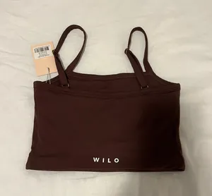 Wilo Square Neck Bra Brown Size XS thumbnail 2