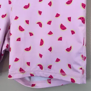 Cabana by Crown & Ivy Watermelon Print High Rise Athletic Bike Shorts Pink XL thumbnail 2