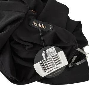 Nookie Lust One Shoulder Gown in Black‎ thumbnail 9