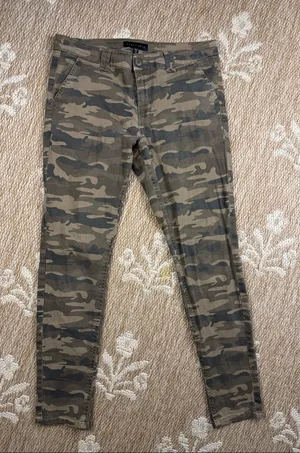 Sanctuary  Camo Skinny Pants in Olive and Brown thumbnail 1