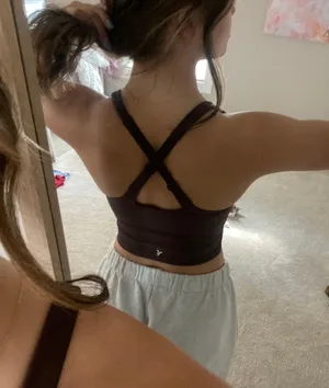 Old Navy Active brown active tank top thumbnail 2