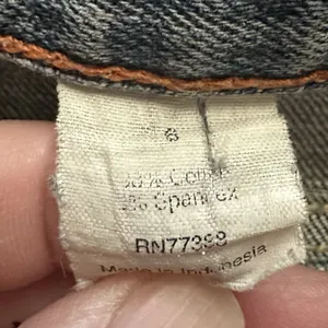 J. Crew Denim Stretch Shorts Womens 6 Distressed Raw Hem Preppy Stretch Grunge thumbnail 4