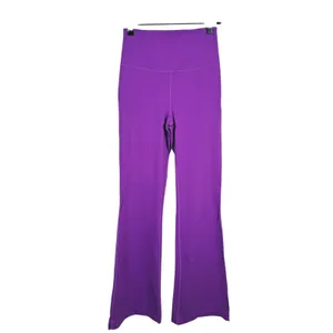 Lululemon Groove Super High Rise Flared Pant Size 6 Purple Yoga Pilates Lounge thumbnail 2