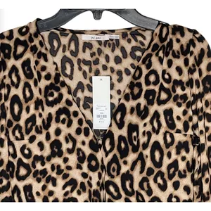 Francesca's Mi Ami Womens Slip Dress Size XXS Brown Leopard Cheetah‎ Print New thumbnail 2