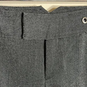 Vintage Arden‎ B Cropped Herringbone Gray Trousers Y2K Steampunk Size 4 EUC thumbnail 3