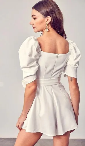 Do +Be White Romper thumbnail 2