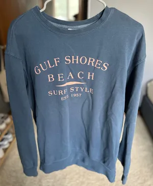 Gulf Shores Surf Style Crewneck thumbnail 1