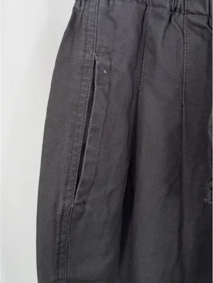 Zenana S Charcoal Paperbag Waist Pants NWT thumbnail 6