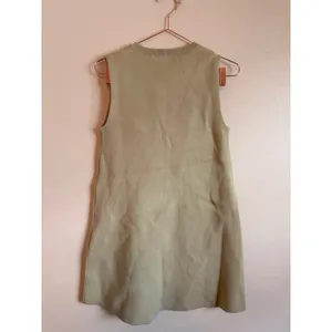Zara Knit Mini Dress Women Small Sage Green A-Line Sleeveless Crew Neck 5536/053 thumbnail 7
