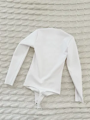 Abercrombie & Fitch Square Neck Long Sleeve Bodysuit thumbnail 3