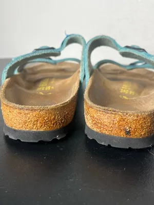 Birkenstock Blue Sydney Two Strap Leather Sandals EU 36 thumbnail 6