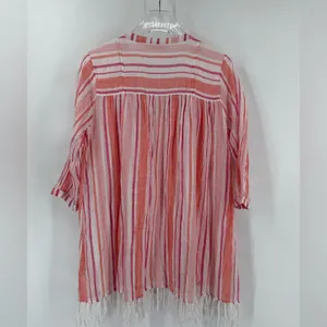 Roller Rabbit‎ striped tunic swim cover up size small thumbnail 2