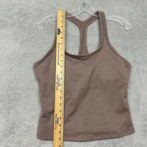 Prana Heliana Racerback Tank Top Womens OS Brown‎ Sleeveless Moisture Wicking thumbnail 3