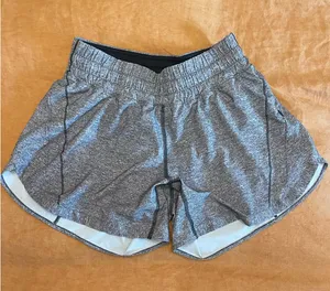 Lululemon Heather Grey Track That Short 5” thumbnail 1