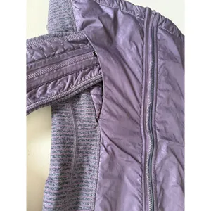 Lululemon Rebel Runner Zip Up Jacket size 2 Petal Camo Embossed‎ Purple Fog thumbnail 5