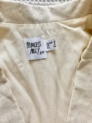 Princess Polly Turin beige shortsleeve romper playsuit thumbnail 3