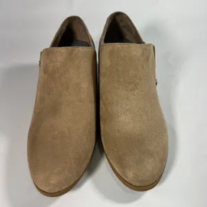 Dr. Scholl's Brief Women's‎ Ankle Booties 8M Taupe Suede Side Zip Memory Foam thumbnail 3