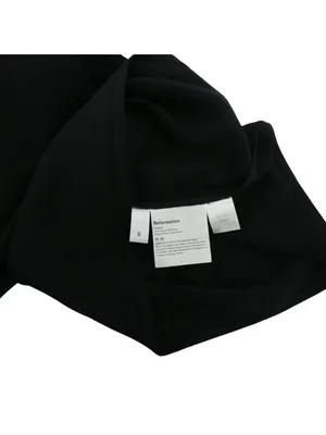 Reformation Gilda Jumpsuit Black Sleeveless Wide Leg 6 thumbnail 12