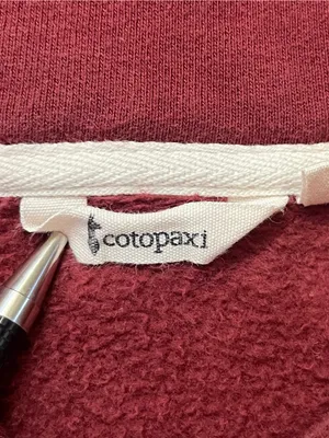 cotopaxi Do Good Organic full zip Hoodie burgundy XL streetwear loungewear fall thumbnail 6