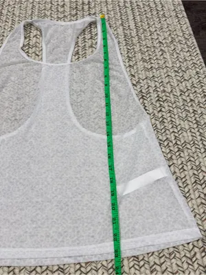 NWOT Halara White Cheeta Print Tank Top thumbnail 6