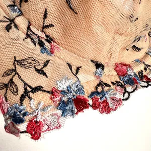Sofia Intimates by Sofia Vergara Floral Embroidered Balconette Bra Size 34B New Tan thumbnail 5