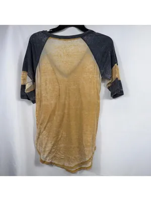 BKE Women’s Burnout Colorblock Raglan V-Neck Tee Size Small thumbnail 7