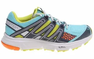 Salomon XR Shift Trail Running Shoes Colorblock Athletic Lace Up Blue Yellow 9 thumbnail 1