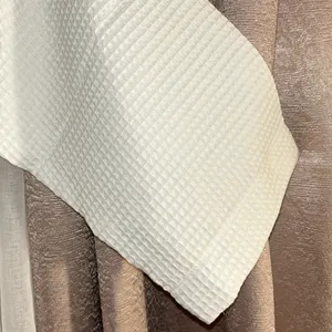 NWT Turquas Size L White Waffle Knit Robe thumbnail 5